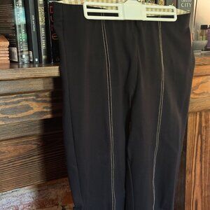 Anthropologie Crop Flare Black Dress Pants - Size M